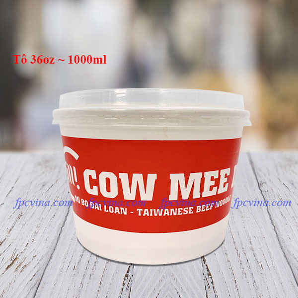 Tô giấy Cow Meet 1000ml