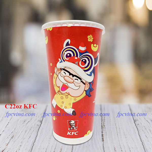 Cốc giấy KFC 22oz